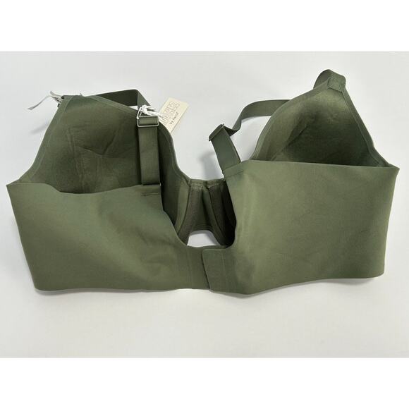 Smoothez By Aerie Women's Green Full Coverage Lightly Lined T-Shirt Bra Size 36D - Picture 4 of 7